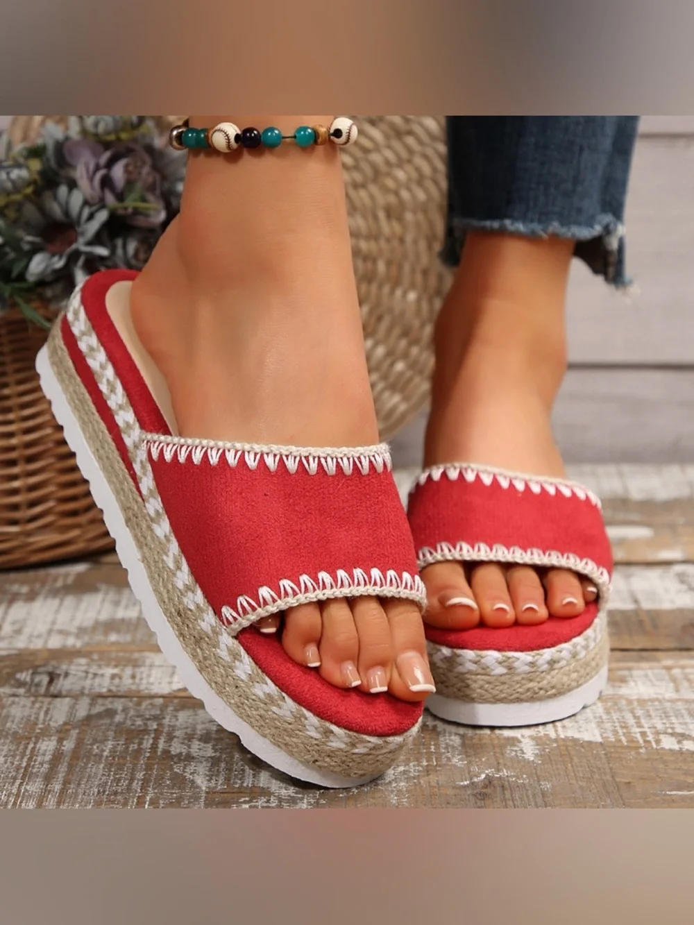 Open Toe Platform Sandals